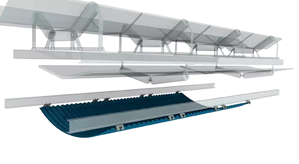 Conveyor Belt Covers Model Capotray